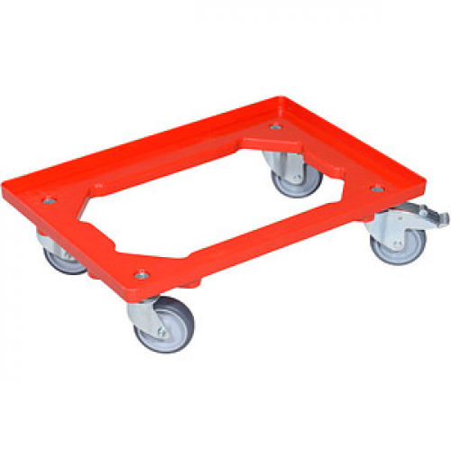 Allit Transportroller ProfiPlus rot 41,5 x 61,5 x 17,0 cm bis 250,0 kg