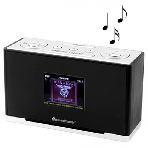 soundmaster UR240SW DAB+ Empfänger schwarz, silber