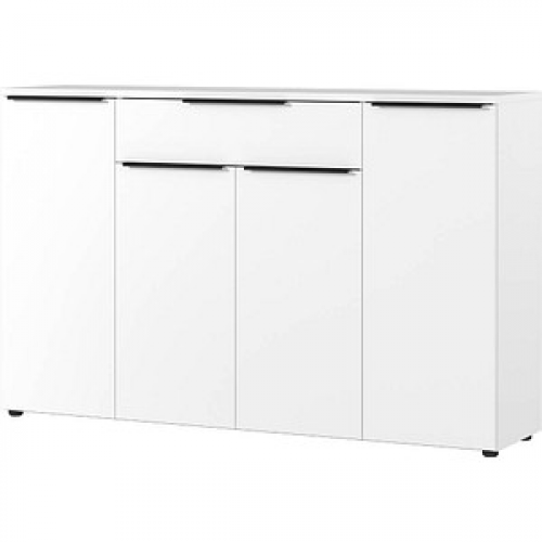 GERMANIA Sideboard Mailand, 4374-84 weiß 161,0 x 40,0 x 101,0 cm