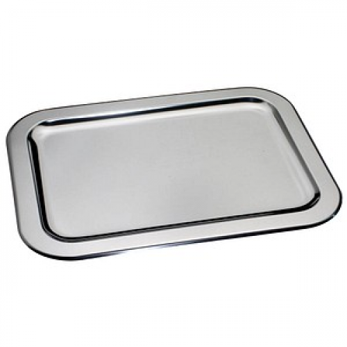 chg Servierplatten silber 48,5 x 37,5 cm