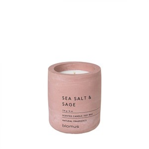 blomus Duftkerze SEA SALT & SAGE rosa Salbei, Meersalz