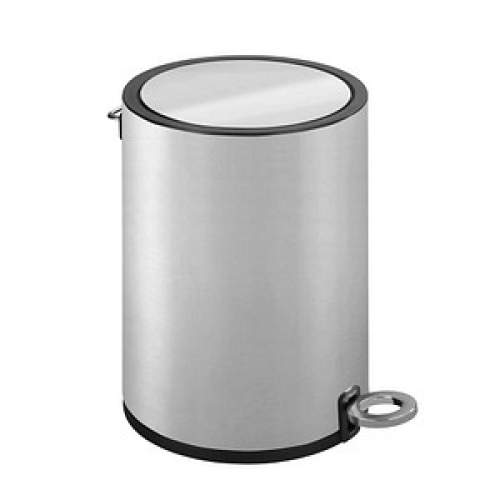 WENKO Monza Kosmetikeimer 3,0 l silber matt