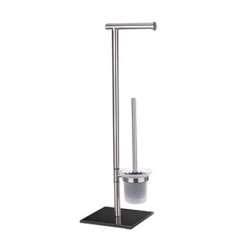 WENKO WC-Garnitur Lima silber Metall