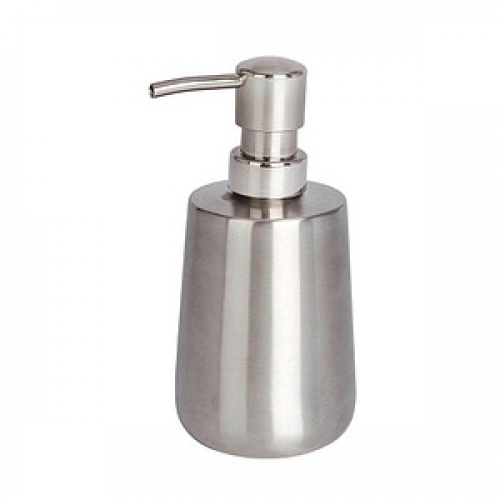 WENKO Seifenspender Solid 22607100 silber Edelstahl 420,0 ml