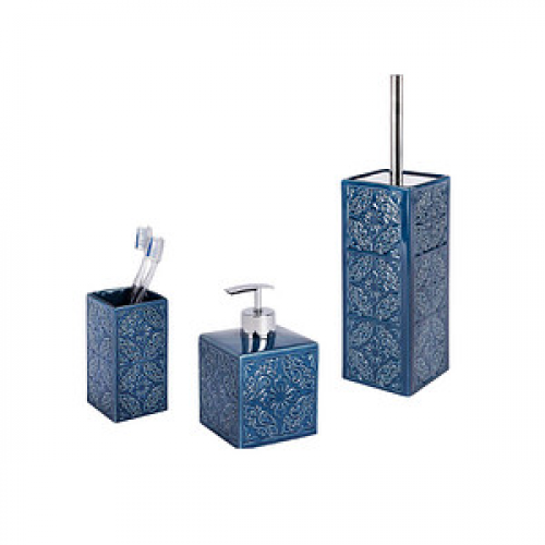 WENKO Badaccessoires-Set Cordoba blau