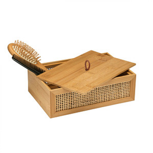 WENKO Allegre Ordnungsbox braun 22,0 x 15,0 x 7,0 cm