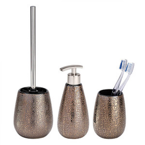 WENKO Badaccessoires-Set Marrakesh braun