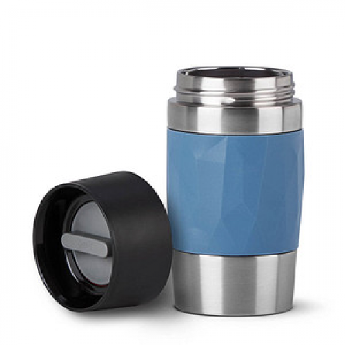 emsa Isolierbecher Travel Mug Compact blau 0,3 l