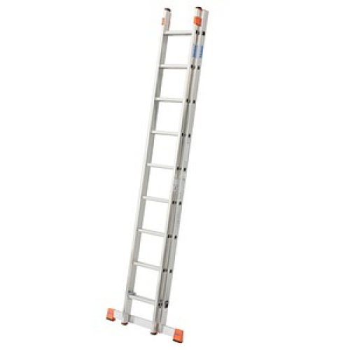 KRAUSE Schiebeleiter MONTO Fabilo alu 18 Sprossen, H: 270,0 cm