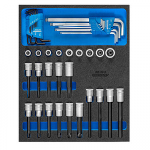 GEDORE 2005 CT2-ITX19 Steckschlüsseleinsatz-Set 41-teilig