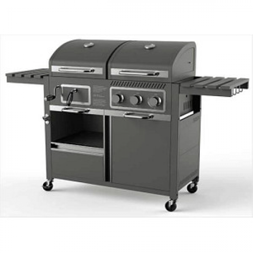 tepro Kohle-Gas-Kombigrill Toronto 173,0 x 65,0 x 116,0 cm