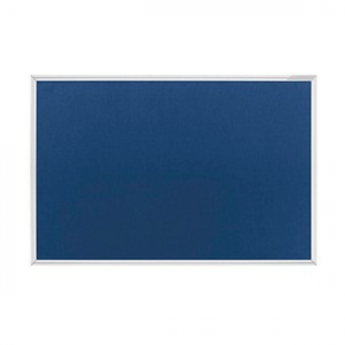 magnetoplan Pinnwand 120,0 x 90,0 cm Textil blau