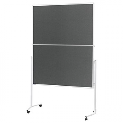 magnetoplan Moderationswand 120,0 x 150,0 cm dunkelgrau