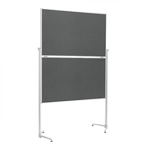 magnetoplan Moderationswand 120,0 x 150,0 cm dunkelgrau