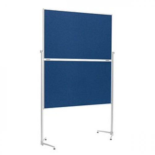 magnetoplan Moderationswand 120,0 x 150,0 cm marineblau