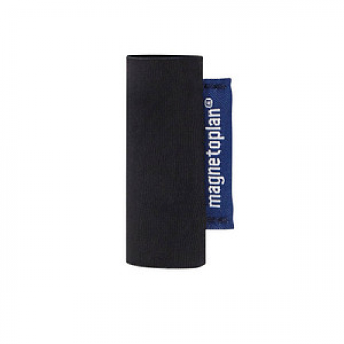 magnetoplan magnetischer Stiftehalter magnetoSleeves schwarz Filz 3,0 x 4,6 x 0,2 cm