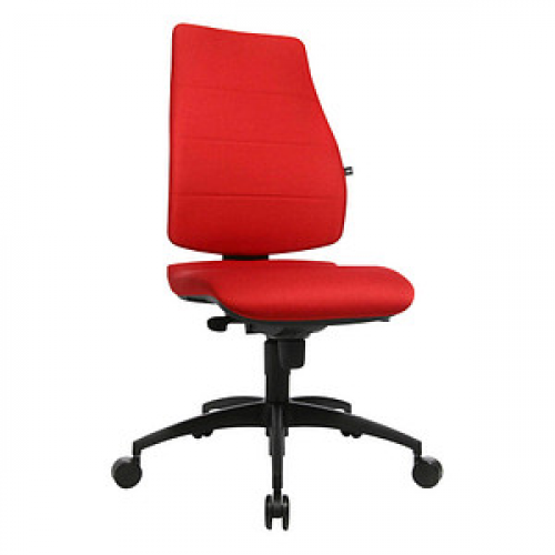 Topstar Bürostuhl Syncro Soft, SN300 T31 Stoff rot, Gestell schwarz