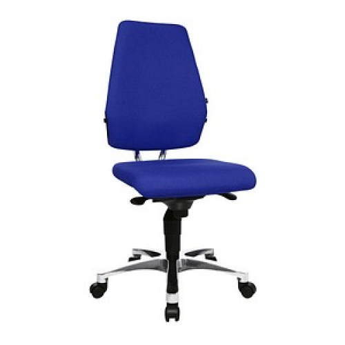 Topstar Bürostuhl Body Balance S30, SI99T26 Stoff blau, Gestell alu