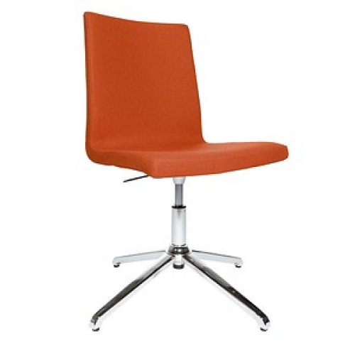 Topstar Besucherstuhl Cube EA290 L54 orange Stoff