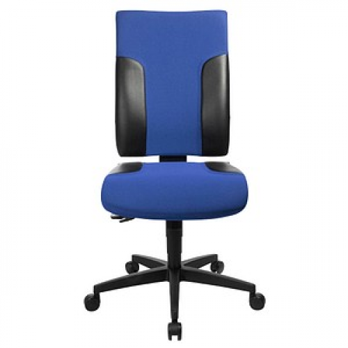 Topstar Bürostuhl Two 20, TF200 S106 Stoff blau, Gestell schwarz