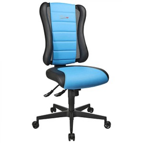 Topstar Gaming Stuhl Sitness RS, SR100 DA06 Kunstleder blau