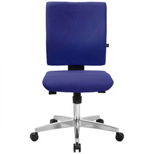 Topstar Bürostuhl Lightstar 10, LS19W0G26 Stoff blau, Gestell alu