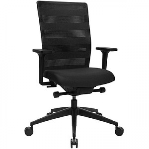 Topstar Bürostuhl Sitness AirWork, PA30O MT0CX0 Stoff schwarz, Gestell schwarz