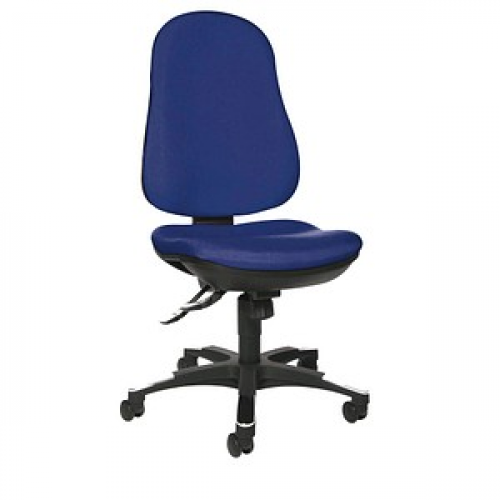 Topstar Bürostuhl Trend SY 10, 9020G26 Stoff blau, Gestell schwarz