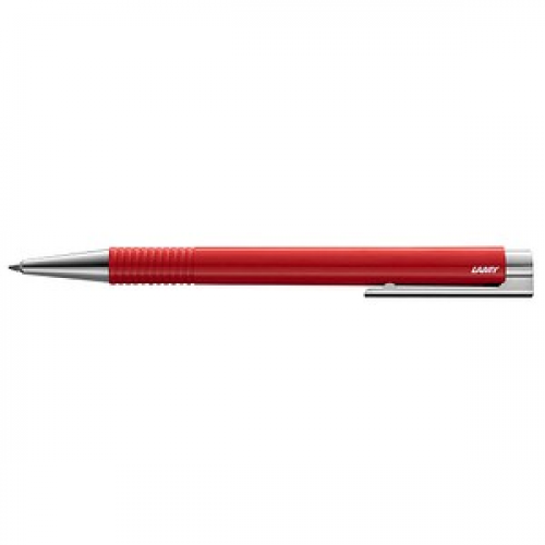 LAMY Kugelschreiber logo M+ red rot Schreibfarbe blau, 1 St.