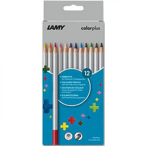 LAMY colorplus metallic Buntstifte farbsortiert, 12 St.