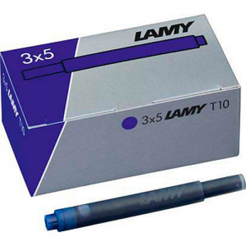 LAMY T10 Tintenpatronen für Füller königsblau 15 St.