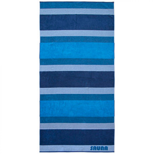 Dyckhoff Saunatuch XL Stripe blau 100,0 x 200,0 cm