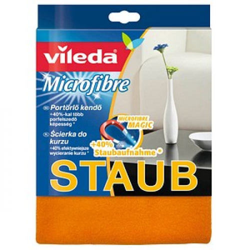 vileda STAUB Staubtuch Mikrofaser 40 °C waschbar, 1 St.