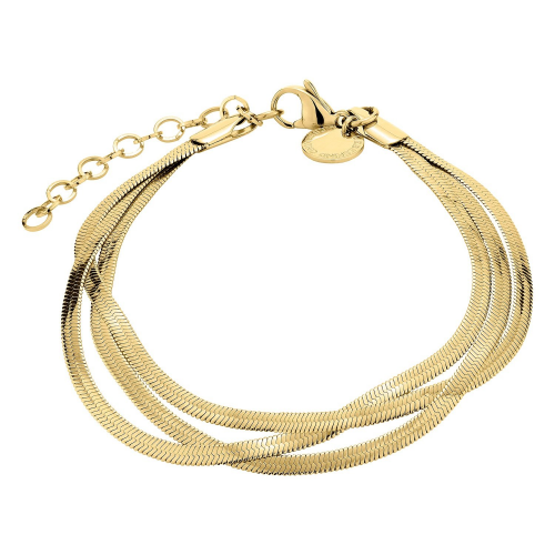 Liebeskind Berlin LJ-0720-B-20 Damen-Armband Edelstahl IP Gold Schlangenkette