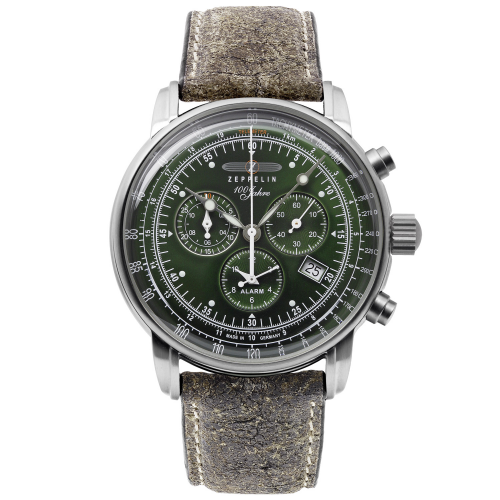 Zeppelin 8680-4 Herren-Alarm-Chronograph 100 Jahre Zeppelin