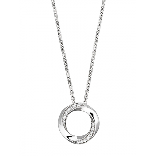 Viventy 784352 Silber-Collier Damenkette mit Zirkonia