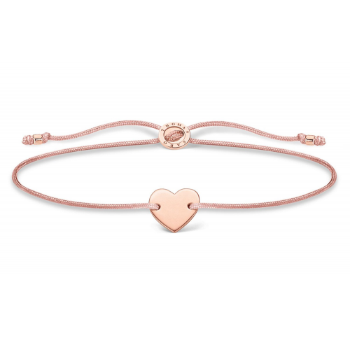 Thomas Sabo A1996-597-19-L20v Armband für Damen Herz roségoldfarben