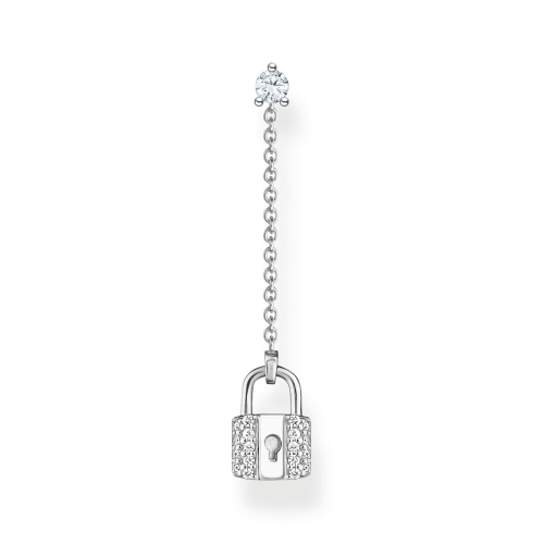 Thomas Sabo H2213-051-14 Single Ohrhänger Schloss Silber Ohrring