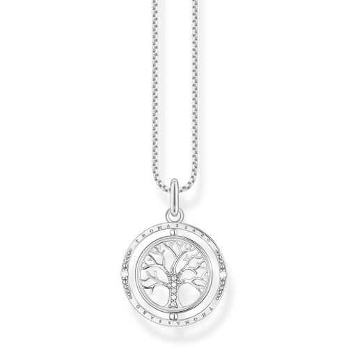 Thomas Sabo KE2148-643-14-L45v Damen-Halskette Baum der Liebe Silber