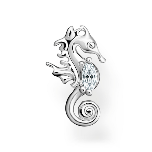 Thomas Sabo H2236-051-14 Einzel-Ohrstecker Seepferdchen Silber