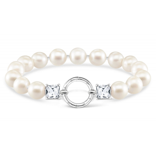 Thomas Sabo A2072-167-14 Damen-Armband Perlen Silber