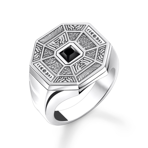 Thomas Sabo TR2431-507-11 Herrenring Talisman mit Onyx