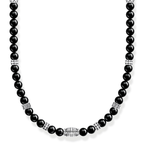 Thomas Sabo KE2180-507-11-L50 Halskette Schwarzer Onyx/Silber