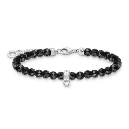 Thomas Sabo A2097-130-11-L19v Charm-Armband mit Schwarzen Onyx-Beads