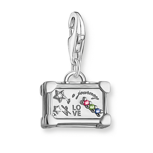 Thomas Sabo 1936-318-7 Charm-Anhänger Bunter Vintage Koffer