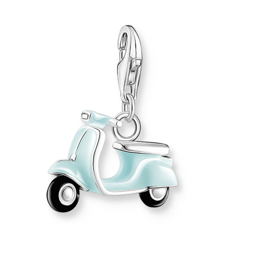 Thomas Sabo 1937-041-7 Charm-Anhänger Türkisfarbener Motorroller