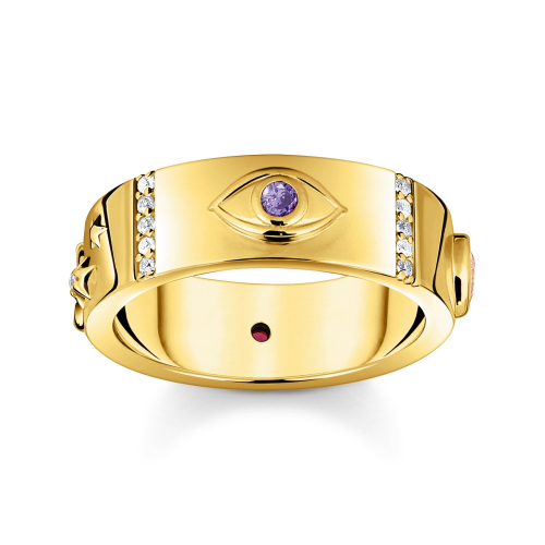 Thomas Sabo TR2439-995-7 Ring für Damen Kosmische Symbole