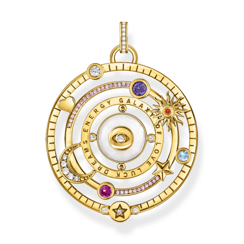 Thomas Sabo PE957-565-7 Anhänger mit Symbolen Goldfarben