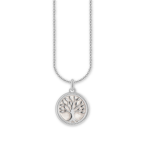 Thomas Sabo KE2220-007-21-L45V Damen-Kette mit Tree-of-Love-Anhänger Silber