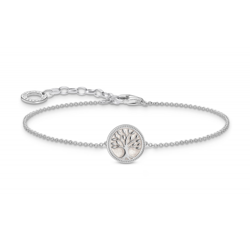 Thomas Sabo A2160-007-21-L19V Damenarmband mit Tree-of-Love Anhänger Silber